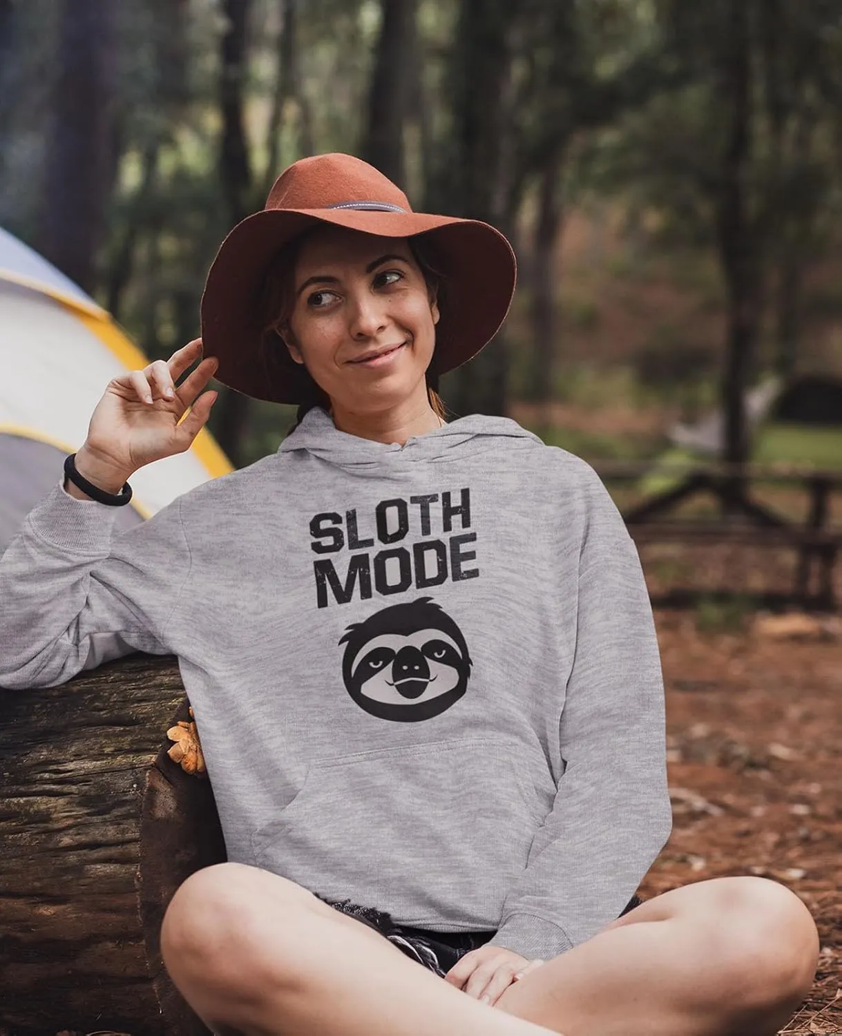 Tstars Sloth Mode Hoodie Sloths Gifts for Women Teen Girls Novelty Funny Sweatshirt Hoodies