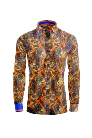 Vercini Tropical Tapestry Print Shirt