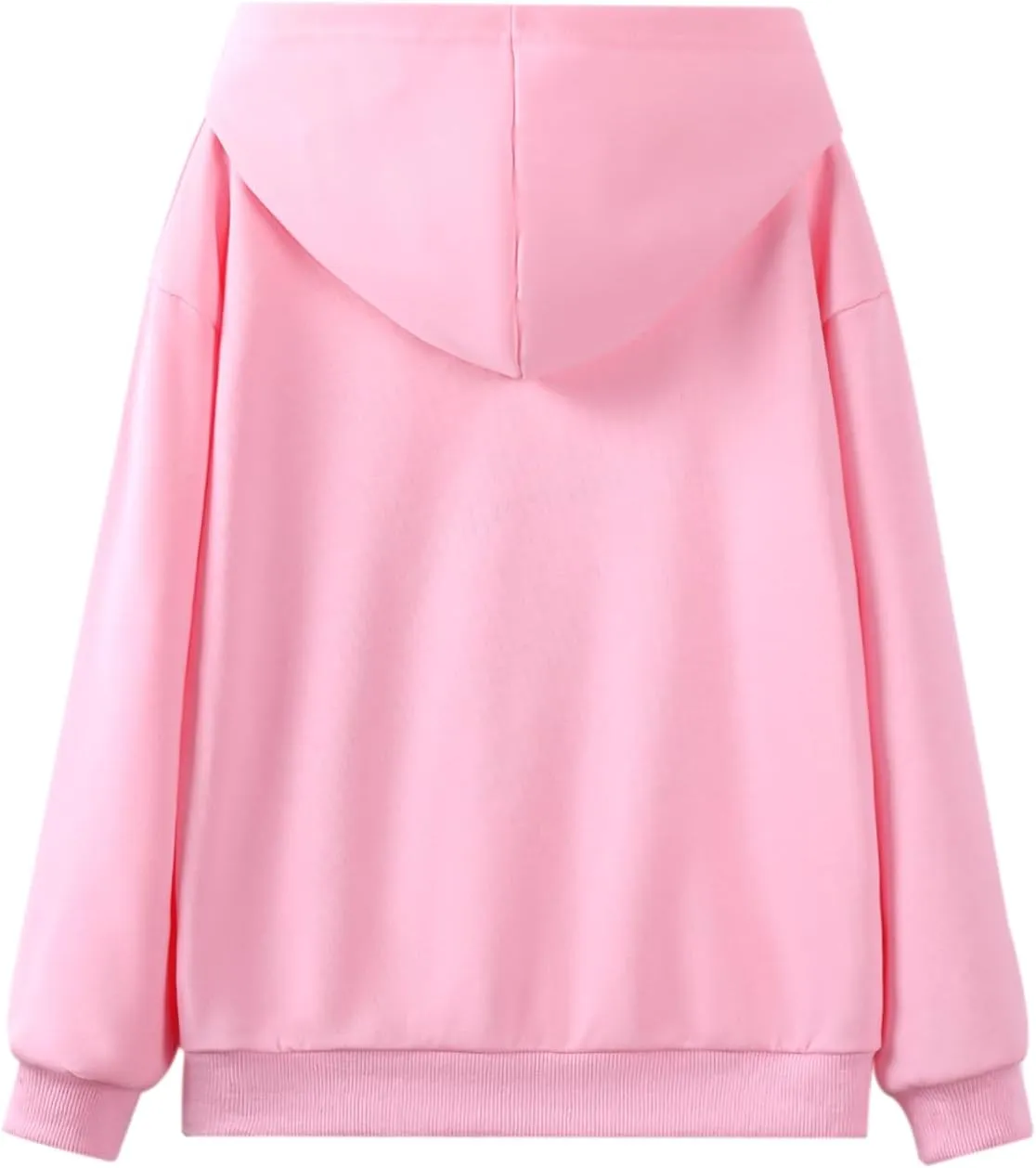 WELAKEN Loved Letter Print Sweatshirt for Girls Toddler & Kids II Big Girl's Pullover Hoodies