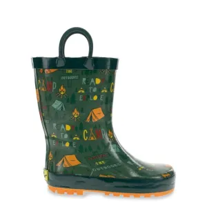 Western Chief Kids Camp Adventure Rain Boots - Pine