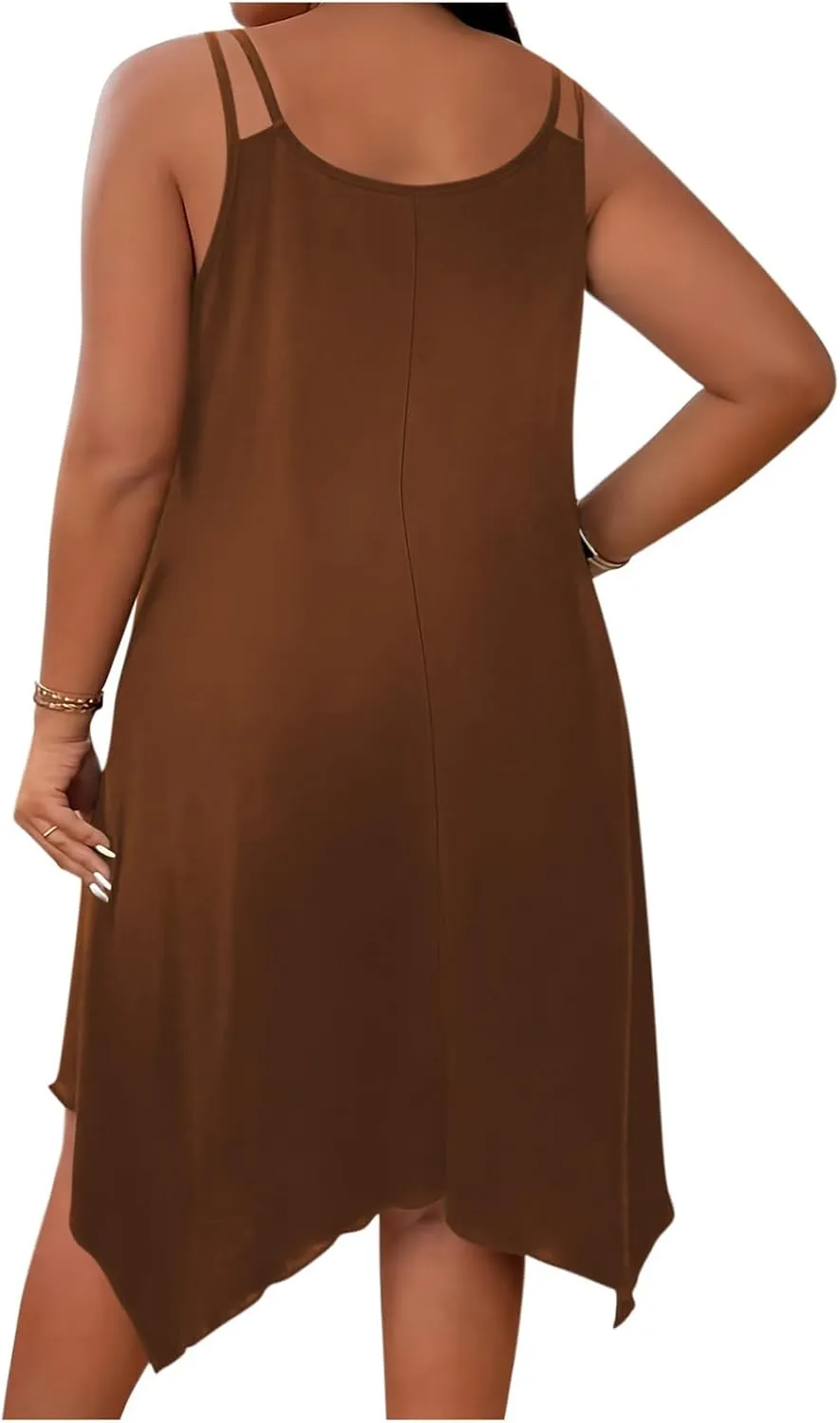 Women Summer Midi Dress 2025 Hawaiian Bohemian Beach Cover Up Dress Floral Spaghetti Strap Casual Dress Plus Size Flowy Dress