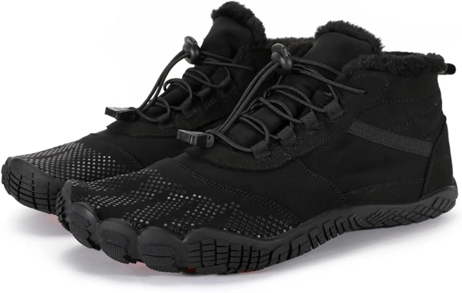 Work Boots for Men Soft Toe Hiking Sneakers Fur Lined Ankle Boot Women Workout Shoes Insulated Waterproof Outdoor Shoes Lightweight Anti Slip Hike Grounded Footwear