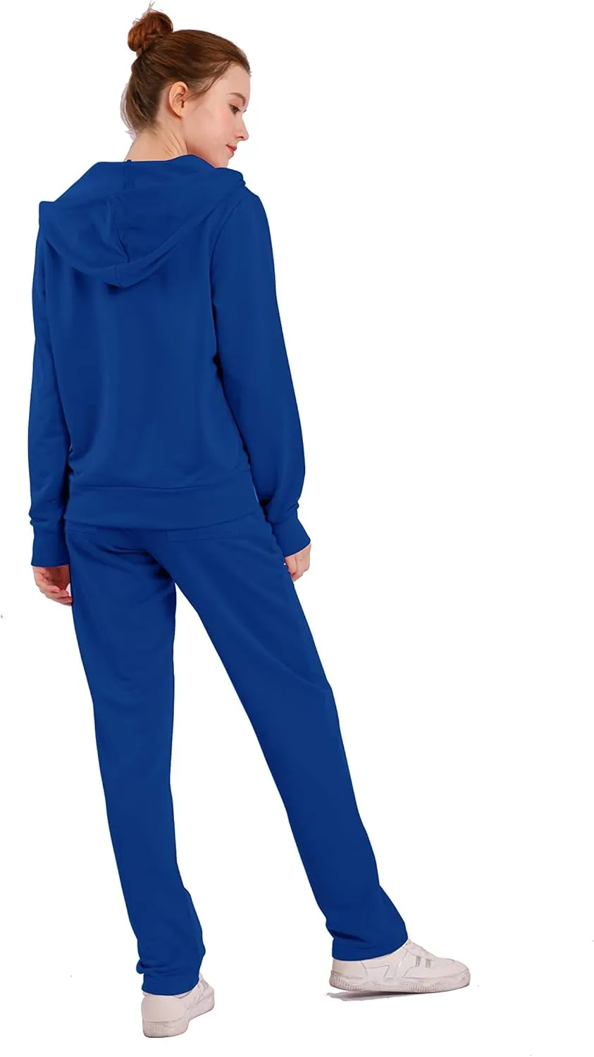 Yasumond Women's Two Piece Outfits Sweatsuit Set Jogging Track Suits Zipper Hoodies & Sweatpants